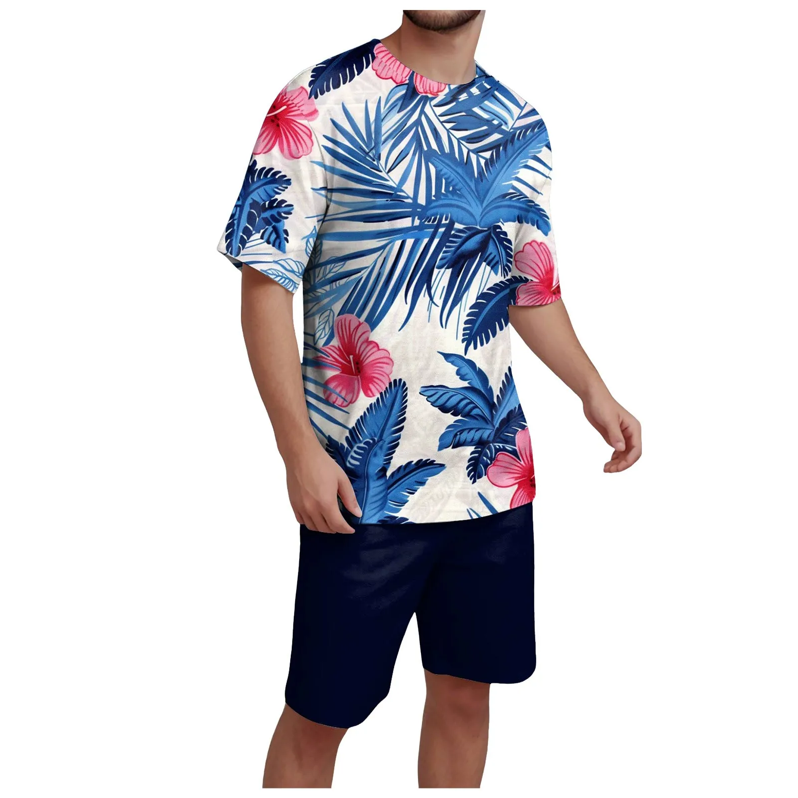 

Dinner Jackets Men's T Shirt Round Neck Short Sleeves Shorts 2 Pieces Men's Clothes And Pants Track Suit Hoodie Men