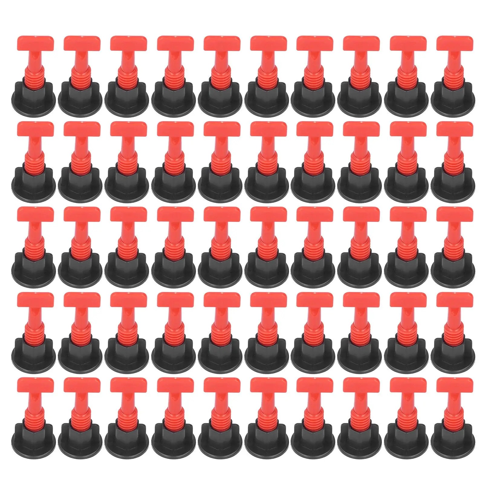 D2 50pcs Tile Leveling System Leveler Kit Floor Spacer Tool Set With Wrench For Home Useful Things For Home Home Accessories