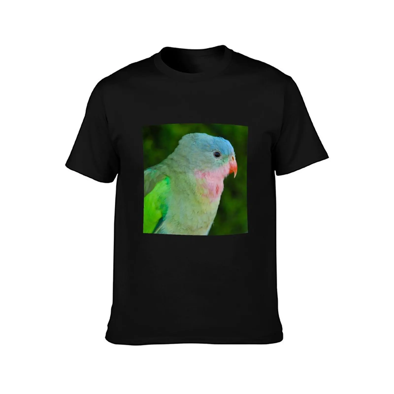 Princess Parrot Profile T-Shirt Active Wear Sports for Men T-Shirt