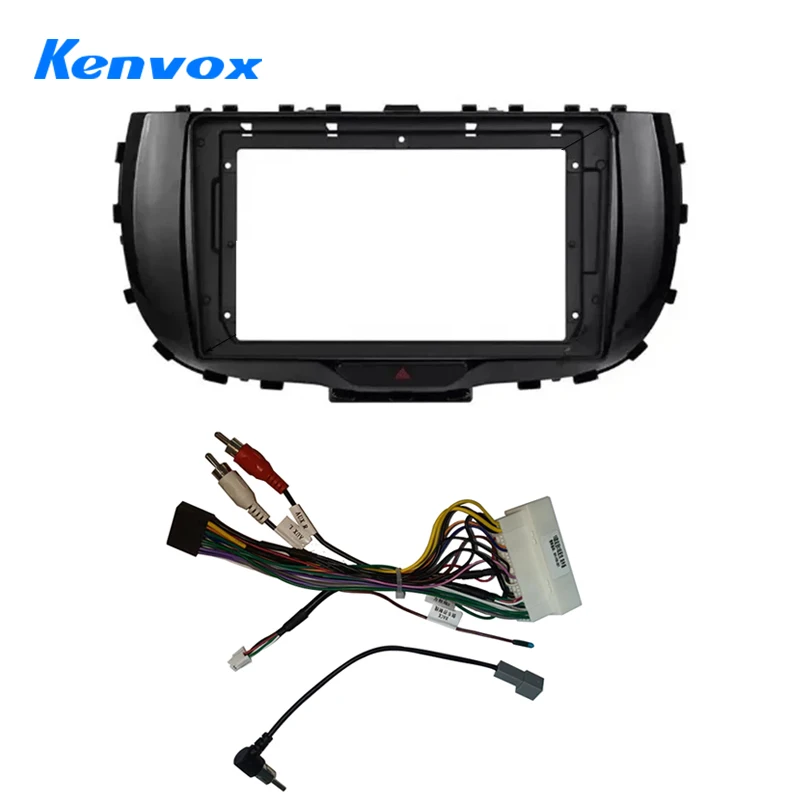 

Car Radio Auto Stereo Dashboard Panel Mount Frame For Kia soul 2019 9 Inch 2 Din Fascia Installation Trim Kit