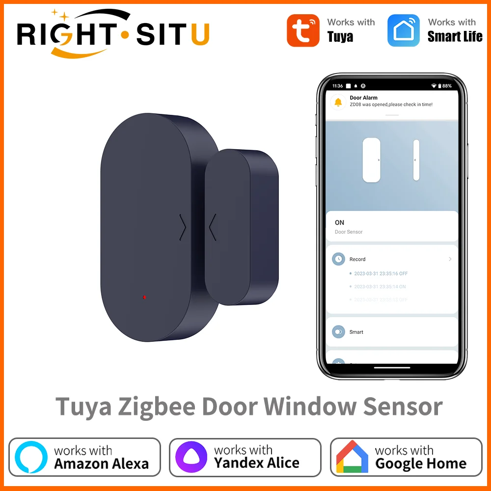 Tuya Zigbee Door Wi…