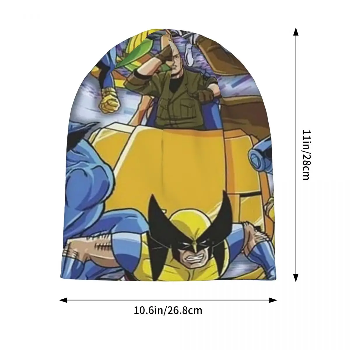 Wolverine X-23 Superhero Warm Knitted Cap Fashion Bonnet Hat Autumn Winter Outdoor Beanies Hats for Men Women Adult