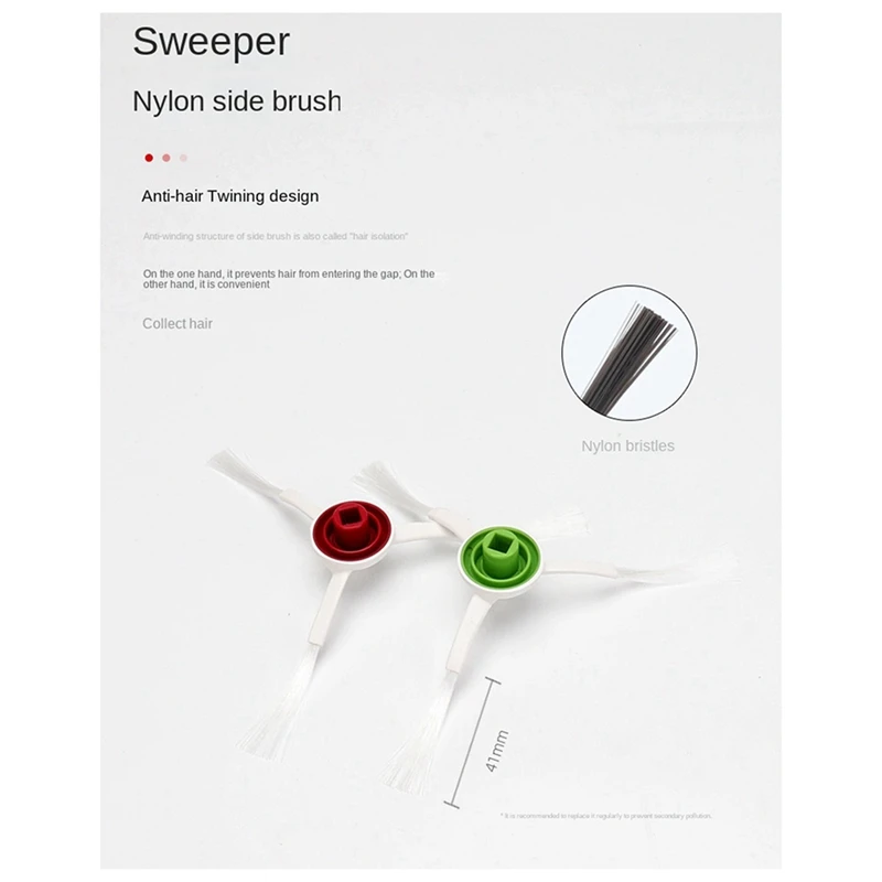 ملحقات قطع غيار لـ Ecovacs Deebot X1 OMNI و T10 OMNI ، قطع غيار مستهلكات روبوت ، مجموعة واحدة