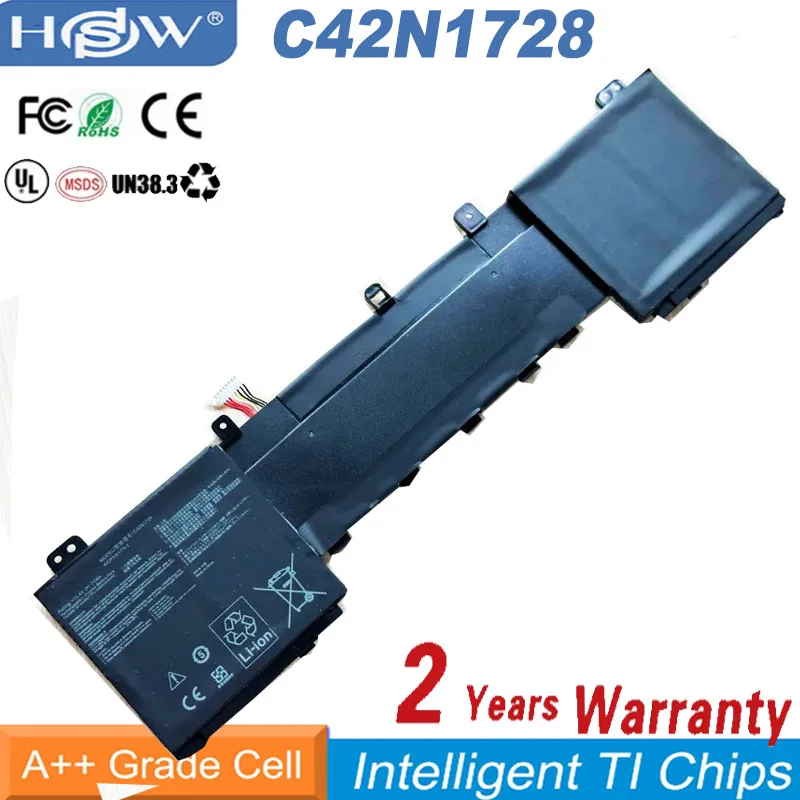 

C42N1728 Laptop Battery For Asus Zenbook Pro 15 UX550GE UX550GEX UX550GD UX550GDX UX580G UX580GD UX580GDX UX580GE 71WH