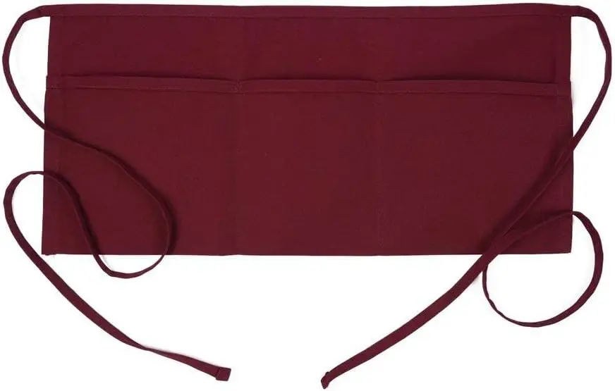 

Фартук с 3 карманами для взрослых - унисекс, универсальный размер, прочный и функциональный.