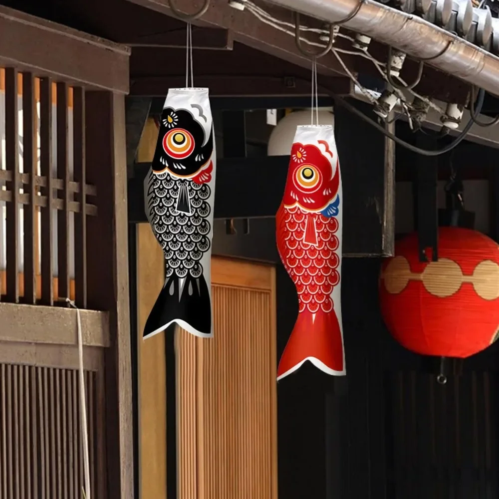 جديد اليابانية الكارب غاسل الأسماك العلم الملونة الرياح الدقات كينوبوري طائرة ورقية 40/70/100 سنتيمتر الكارب الرياح جورب العلم ساحة ديكور معلق #1