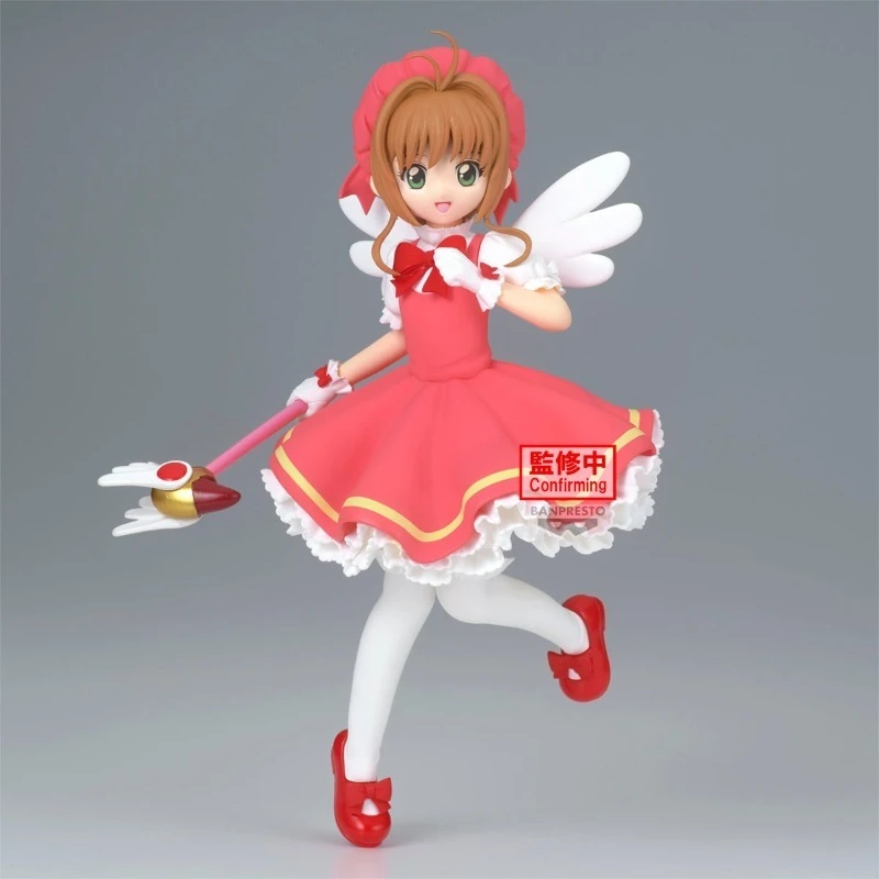 バンダイ本物のバンプレストカードキャプターさくらアニメキャラクター木之本サクル子供のためのクリスマスギフトコレクションアクションおもちゃモデル