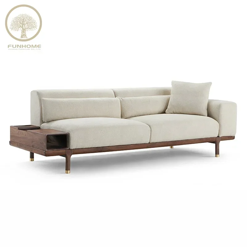 

Modern Design Solid Wood With Cushions Sofa Set Living Room Garden Patio HotelHome Sofa Sets For Living Room Modern Wooden Sofa