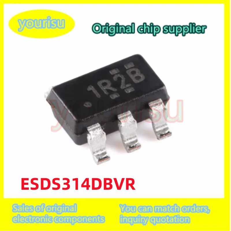 10Pcs/Lot Original Genuine ESDS314 ESDS314DBVR ESDS314DBVSOT-23-5 ESD Protection Diode for USB and Ethernet