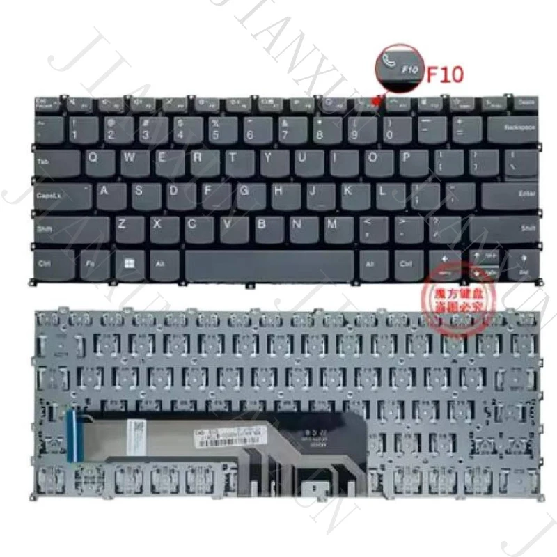 A+ US grey Keyboard For LENOVO IdeaPad 3-14ADA6 3-14ALC6 3-14ITL6 Non-BACKLIT