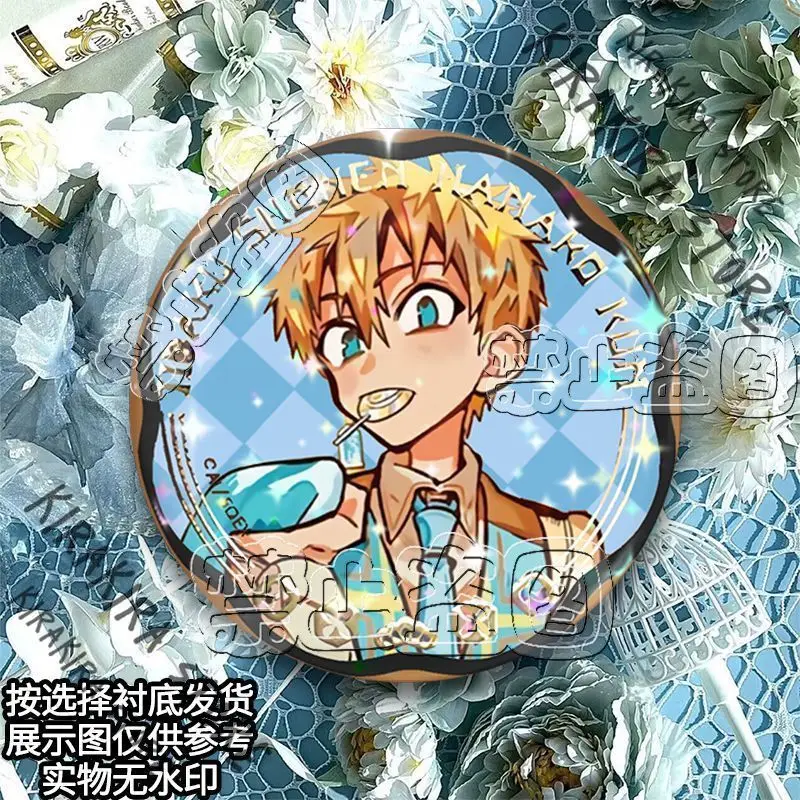 Medalla de hojalata Mitsuba, broche de Cosplay de Hanako-kun Yugi Amane Yashiro Nene, insignias con emblema, accesorios de decoración para bolsos