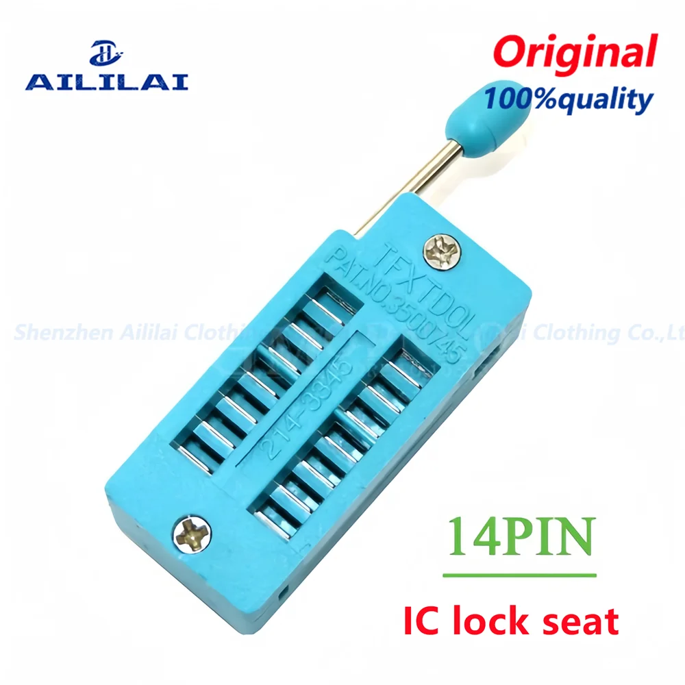 1pcs IC lock seat zif socket Test Universal zif sockets 14Pin/16Pin/18Pin/20Pin/24Pin/28Pin/40Pin 14P/16P/18P/20P/24/28/40P