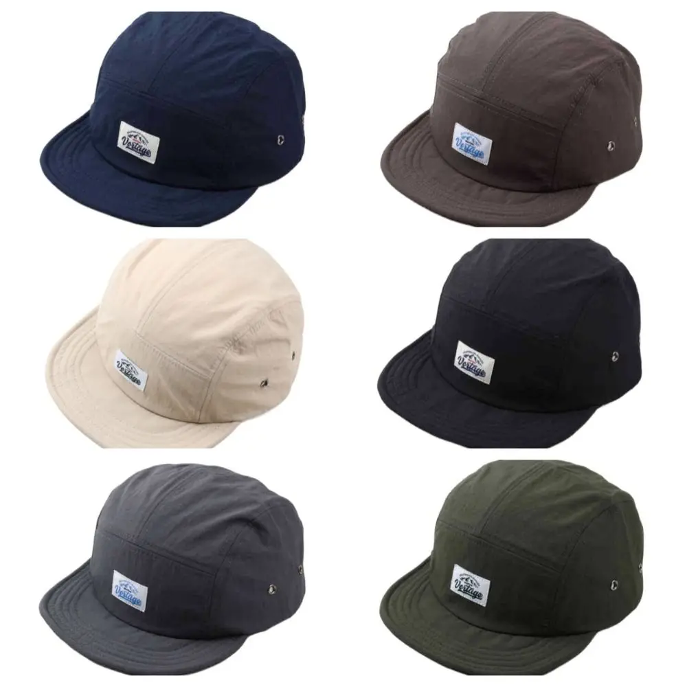 Personality Quick-drying Short Brim Baseball Cap Japanese Adjustable Women Sun Hat Soild Color All-Match Snapback Cap Outdoor