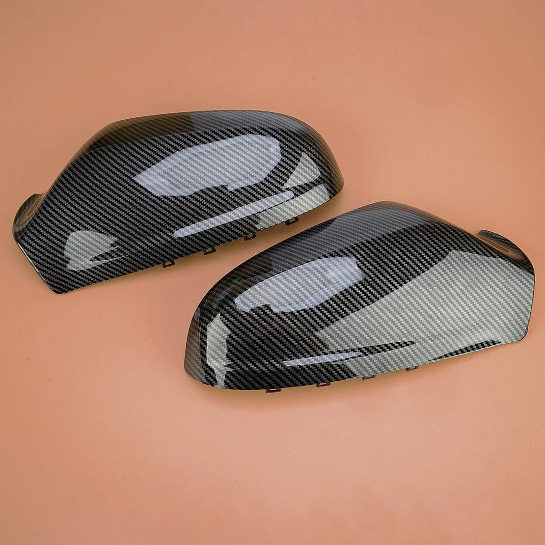 

1 Pair Door Wing Rearview Mirror Cover Cap Fit for Opel Vauxhall Astra H 2004 2005 2006 2007-2013 Carbon Fiber Style ABS New