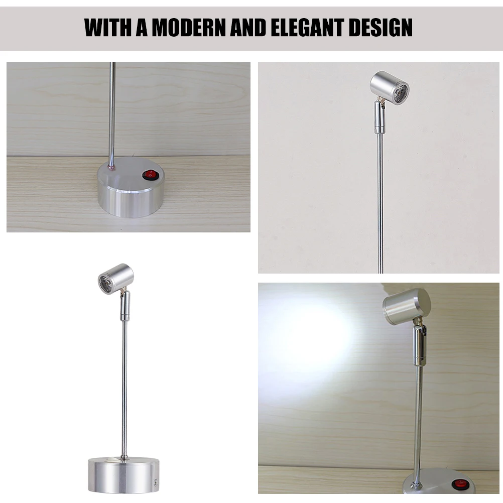 

Ceiling Showcase Spotlights Rechargeable Batteries USB Aluminum Led Indoor Mini Operated Accent