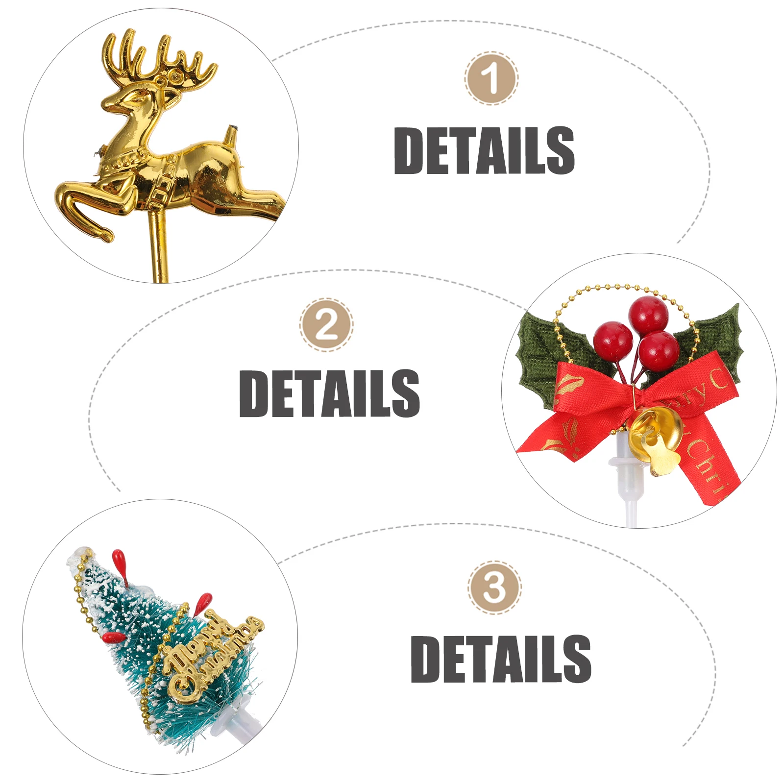 

Cake Decoration Ornaments Christmascake Decorations Toppers Decorating Supplies