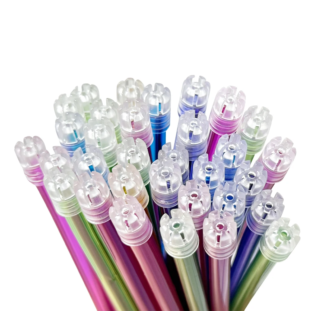 

100pcs/bag Disposable Dental Saliva Ejector Flexible Wire Suction Tips Spray Nozzles Colorful Aspirator Tubes For Dental Clinic