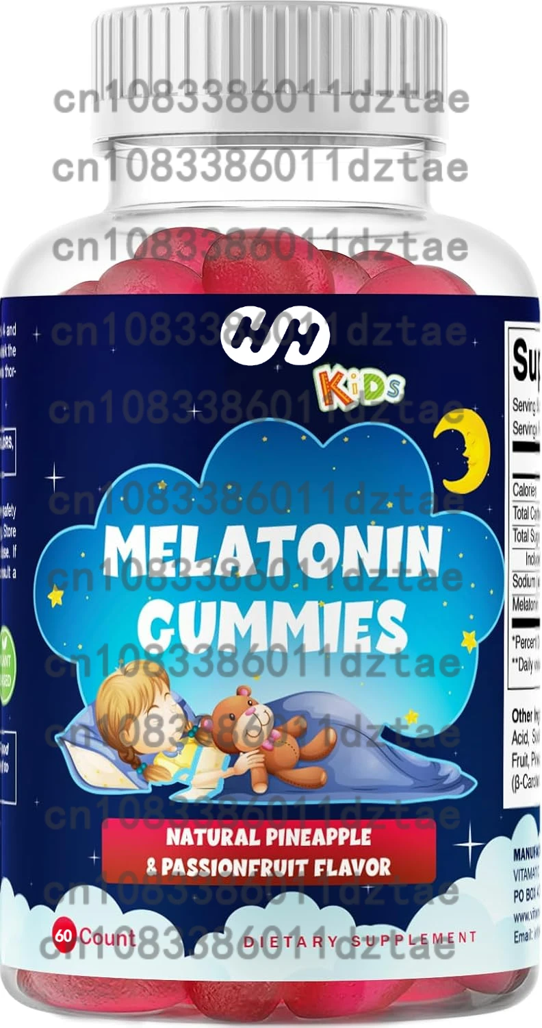 Magnesium Gummie 1mg Supplement for Children, Sugar Free Magnesium Chewable Tablets Suitable for  Children 60 Capsules