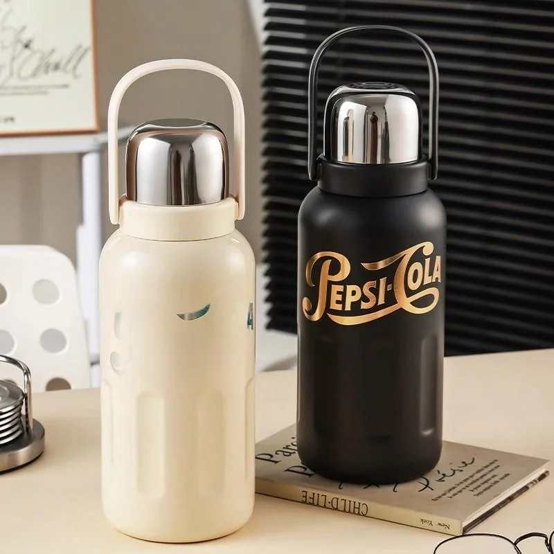 

Большая термобутылка Beddybear из нержавеющей стали, портативный спортивный термос для мужчин и женщин, корейский стиль...