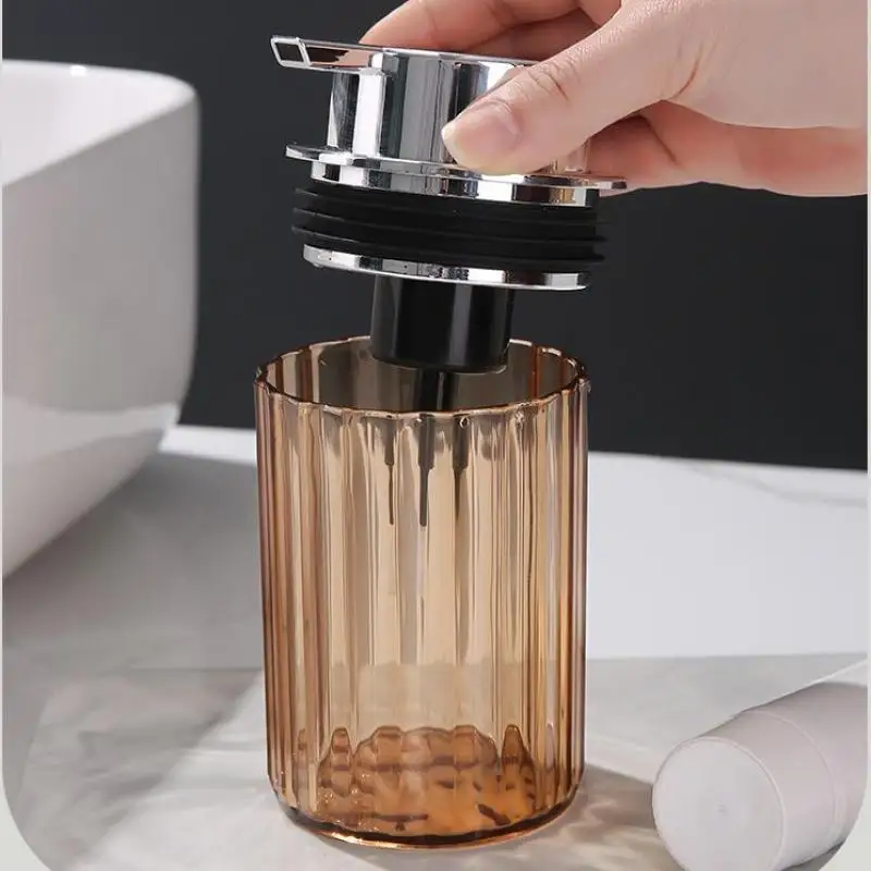1PCS 300ml มือ Foaming SOAP สําหรับห้องน้ําสบู่เหลว Mousse ขวดครัว PUSH-Type จานสบู่คอนเทนเนอร์