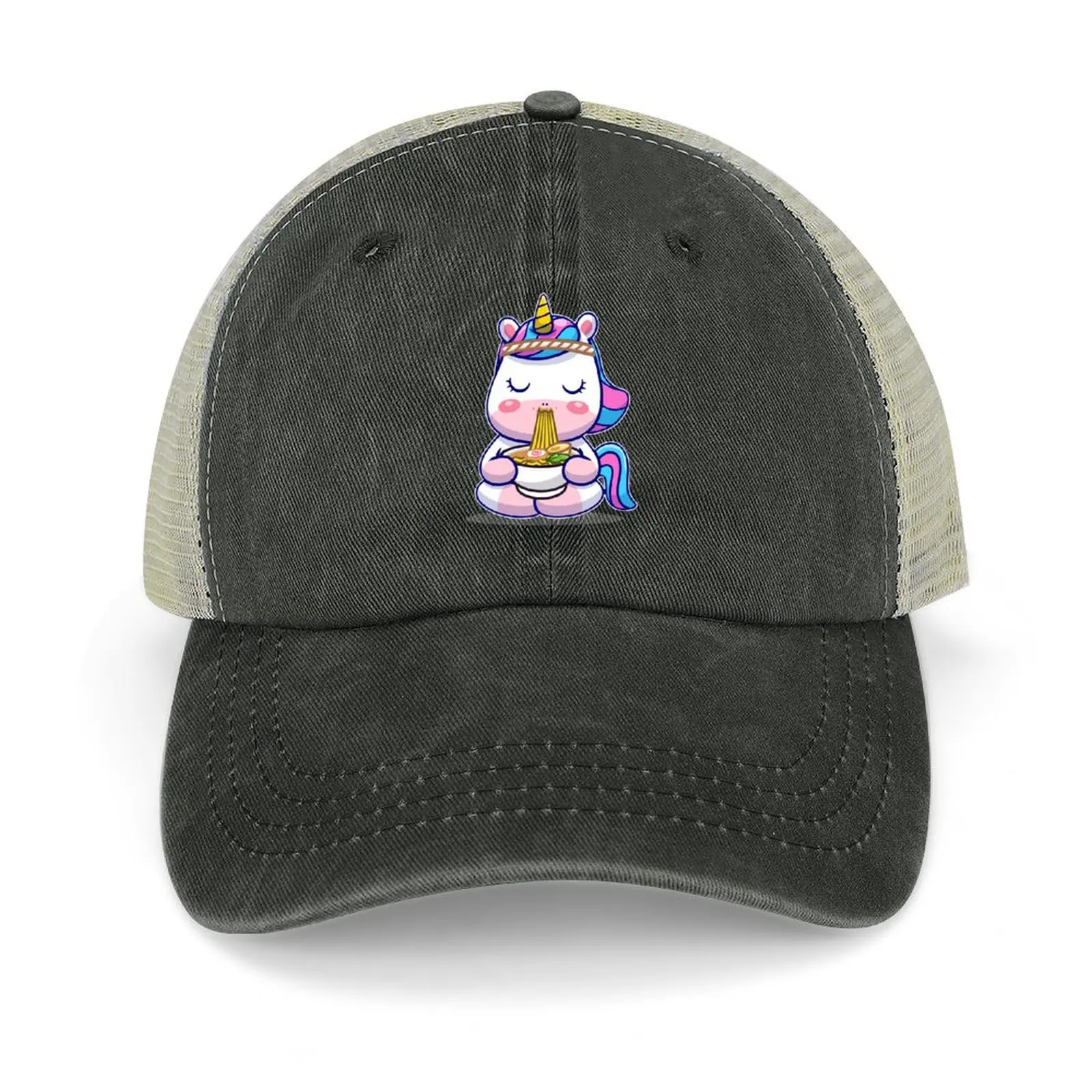 

Cute Funny unicorn I Just Really Love Ramen Anime unicron Baseball Cap Fashion Beach Beach Outing Kids Hat Woman Men's