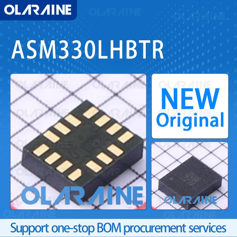 

1/5/10Pcs ASM330LHBTR LGA-14 original 100% new ic chip IMU-Inertial Measurement Unit I2C, I3C, SPI Voltage 3.6 V Current 1.3 mA