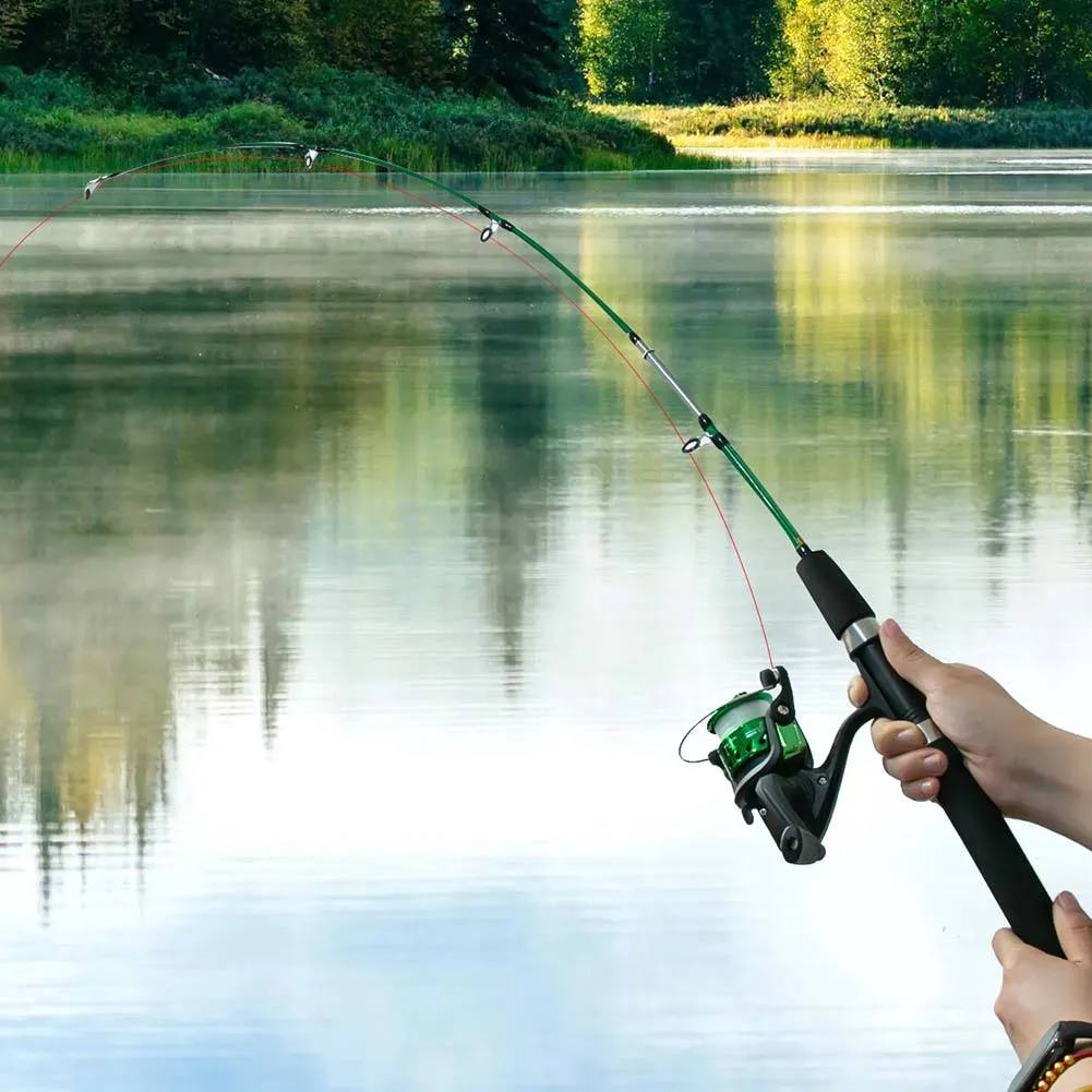 جديد 1 متر 2 أقسام الصيد رود إغراء الوزن 106.5 جرام سوبر قوية الصيد رود للسفر الصيد معالجة Pesca في الهواء الطلق الصيد رود