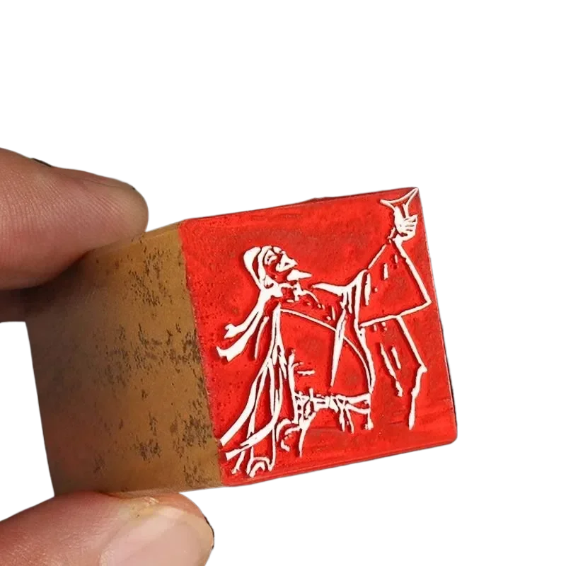 Natural Stone Carving Calligraphy Works Finished Stamp Seal Chinese Painting Stamp Ancient Style Book Collection Custom Sellos