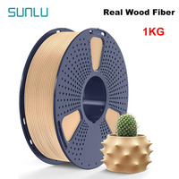 SUNLU Multiple Wood Filament Wood Texture PLA 3D Printer Filament No Warping No Stringing 3D Filament