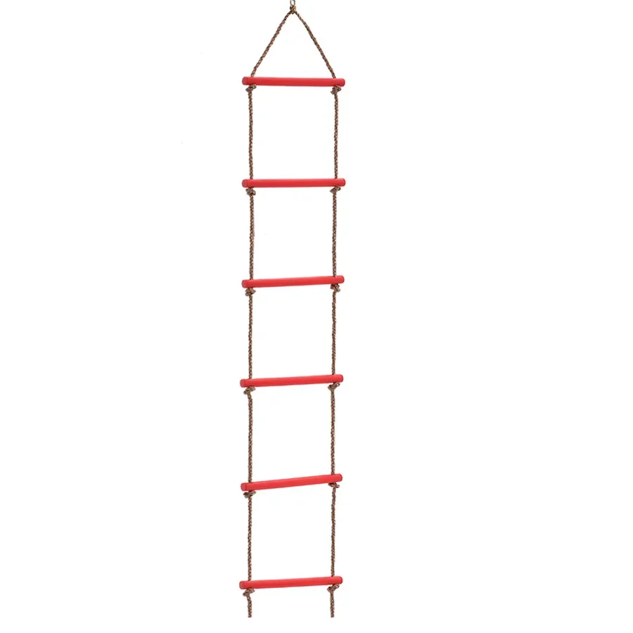 Escada de corda de madeira crianças brinquedo de fitness multi telhas jogo de escalada brinquedo atividade de treinamento ao ar livre esportes seguros corda balanço giratório