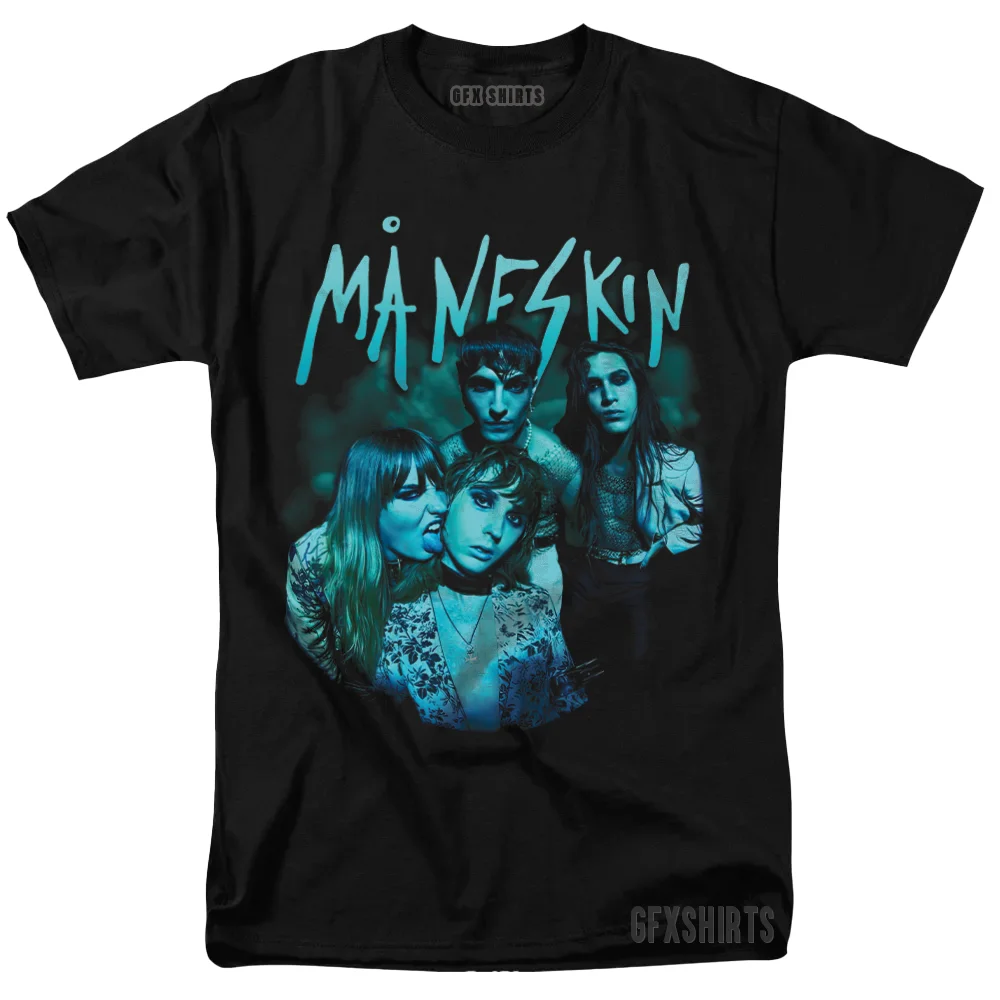 Maneskin Shirt Concert Tour Merch Graphic Design T-Shirt