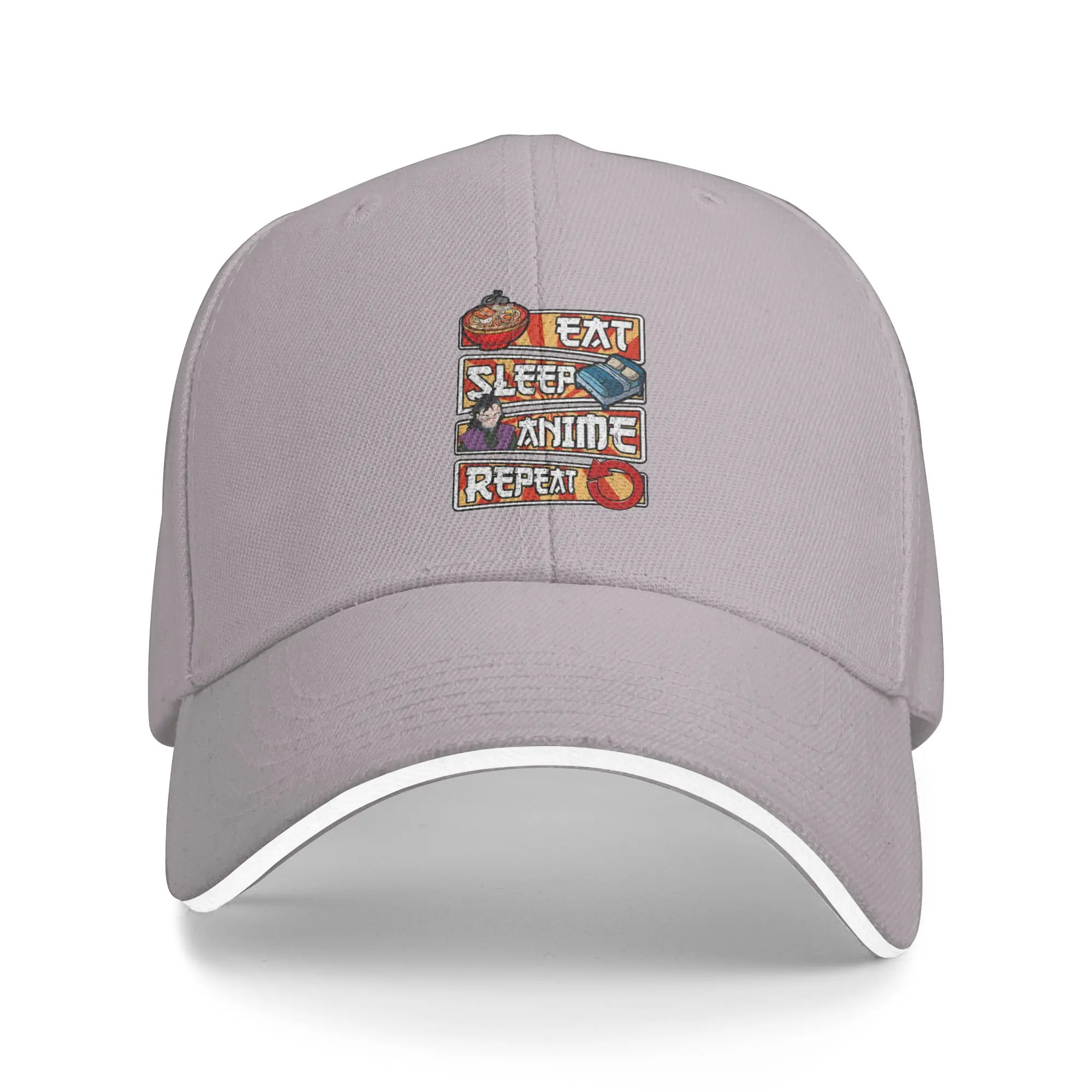 Hot Sale Genya Shinazugawa eat sleep and watch anime art gift Baseball Cap  Spring Caps Men  Street Photoshoot Caps Men