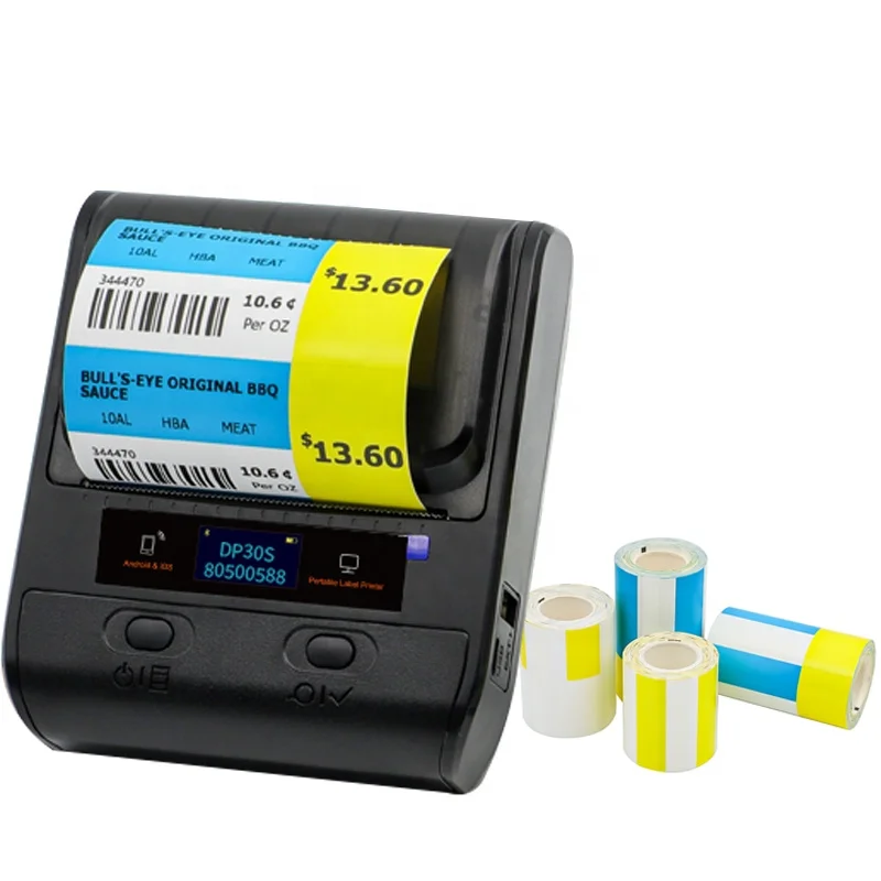 DP30S 3 Inch Sticker Barcode Thermal Printer 80mm Rack/shelf Label Printer