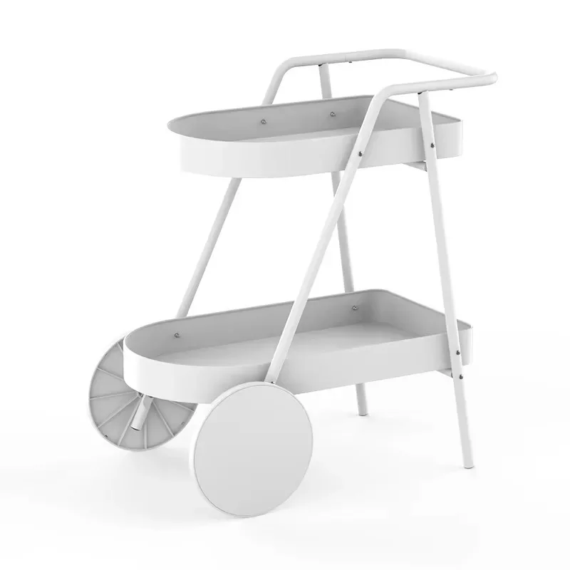 

Luxury Metal Coffee Beverage Service Trolley Kitchen Hotel Service Bar Restaurant