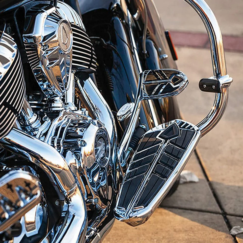 

Long Highway Foot Pegs Fit For Indian Chief Chieftain Classic Springfieid Roadmaster 1-1/4" Bars 14-22 1 order