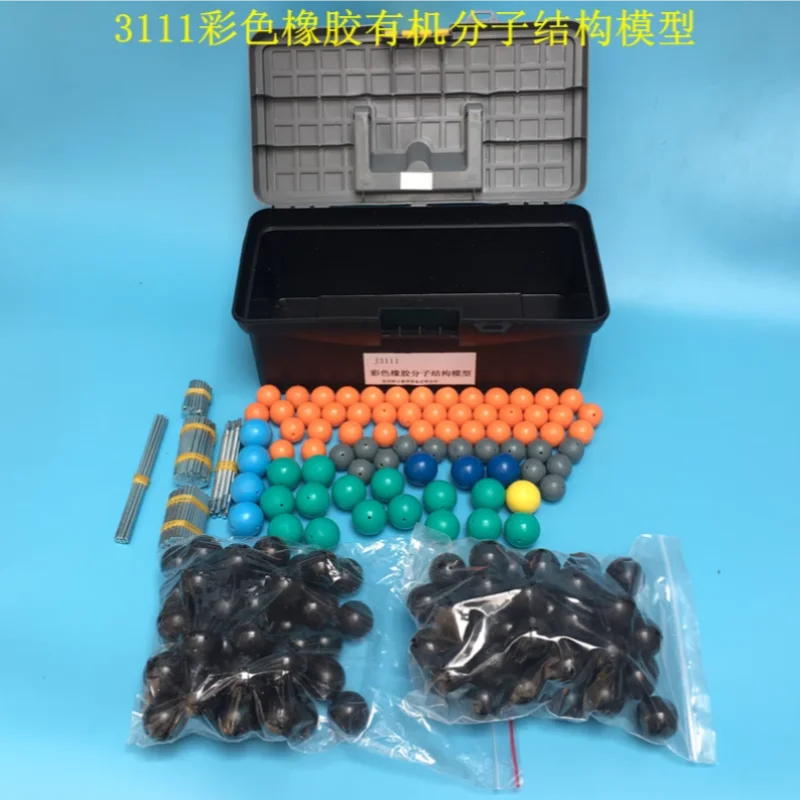 J3111 Organic Molecular Structure Model Large-sized colored rubber ball-and-stick high school chemistry demonstration teaching