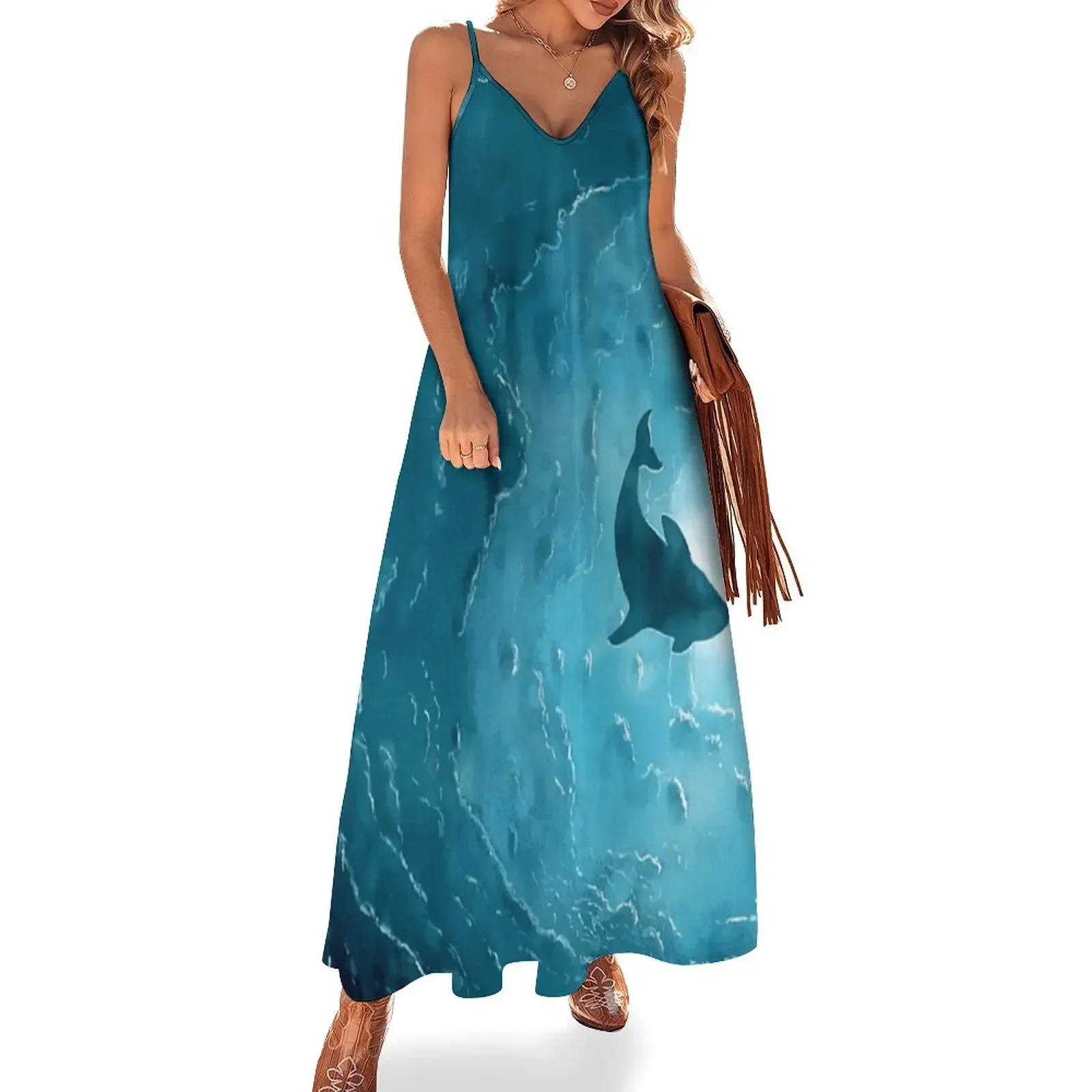 

Shark Sleeveless Dress Evening gown women's summer clothing 2025 Dress