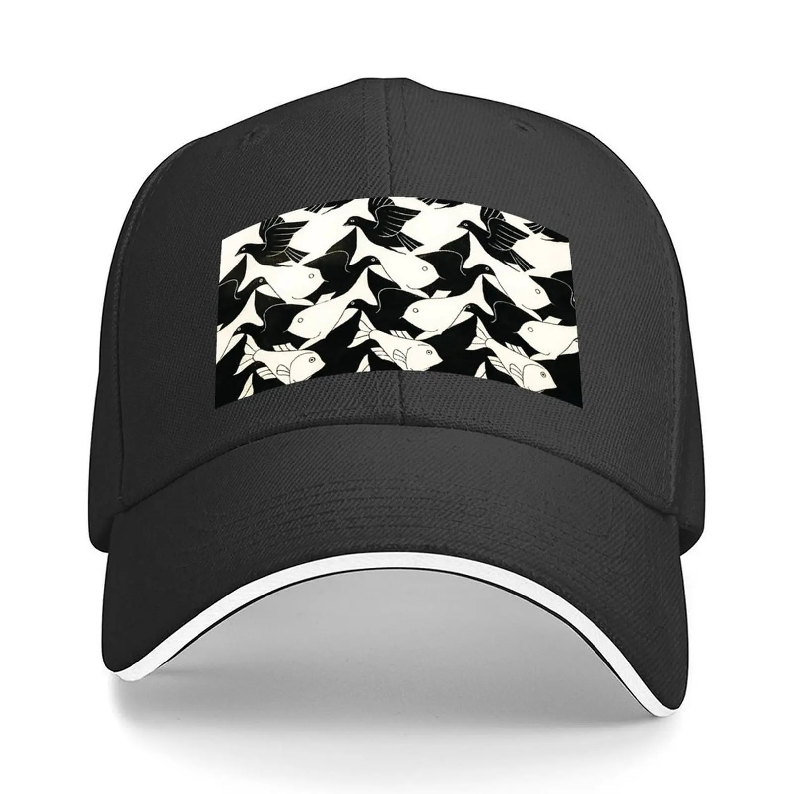 

Escher - Sky And Water II, 1938 Baseball Cap golf hat genuine Luxury man cap Luxury Cap Big Size Hat Men's Baseball Women's