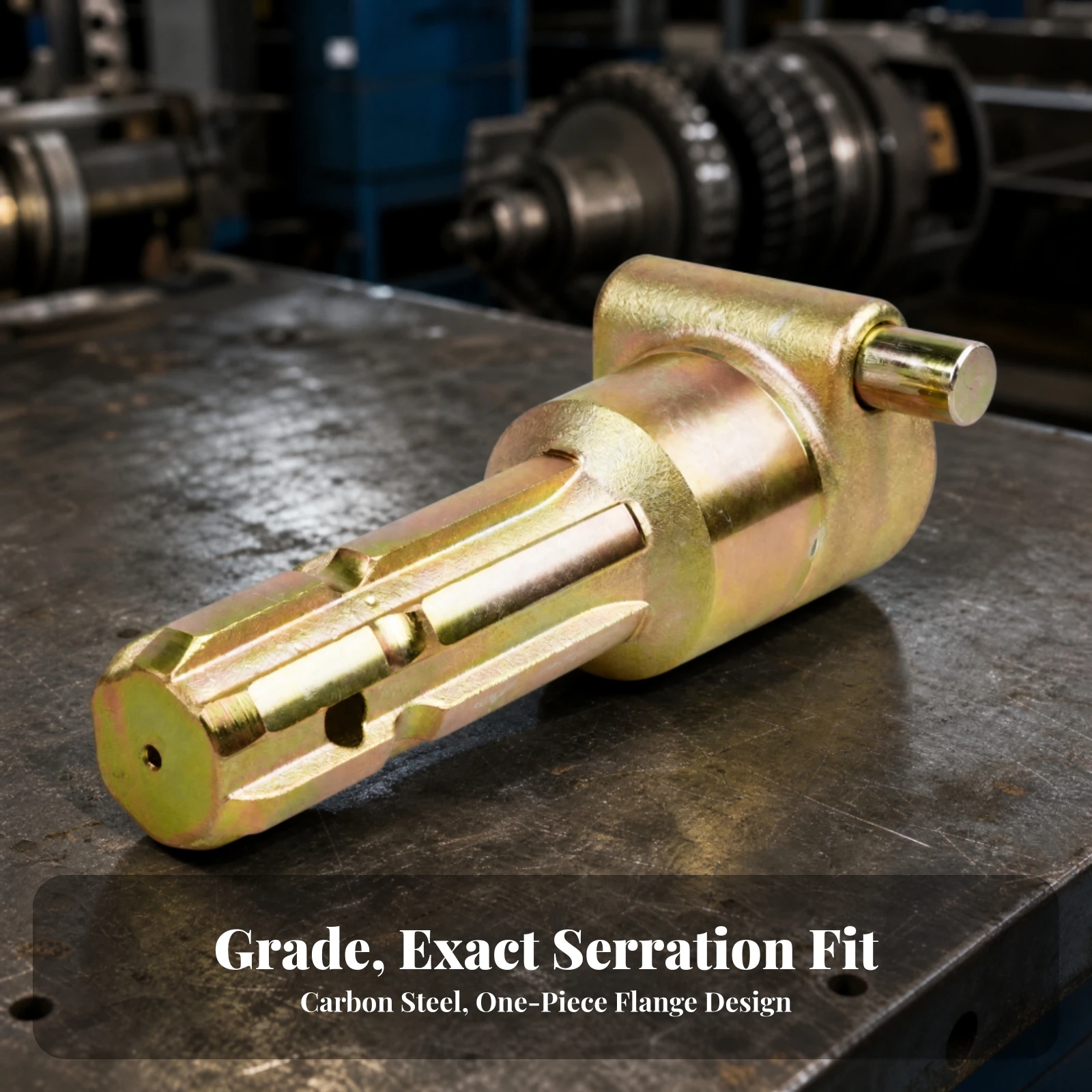 PTO Extender Adapter Copper-Colored PTO Extension Adapter Quick Connect Heavy-Duty for Farmers