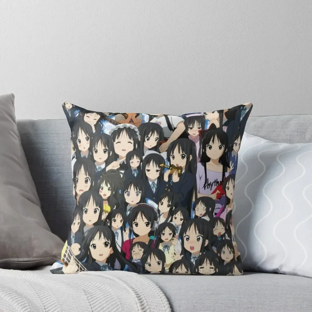 K-On! - Mio Throw Pillow Throw Pillow Throw Pillow Covers