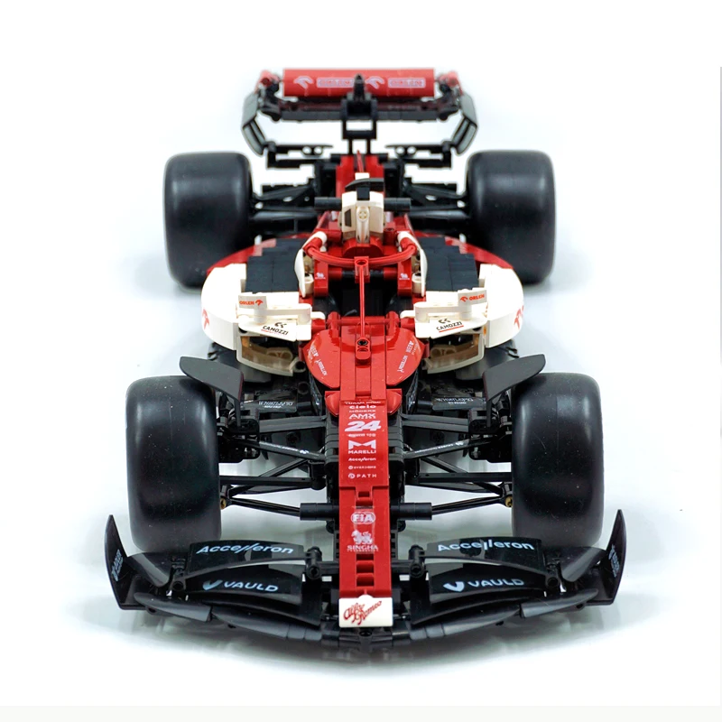 CADA MOC Technical Champions Formula F1 Car C64005 1:8 Race Sports Vehicle Building Blocks Brick Puzzle Toy Kids Christmas Gift