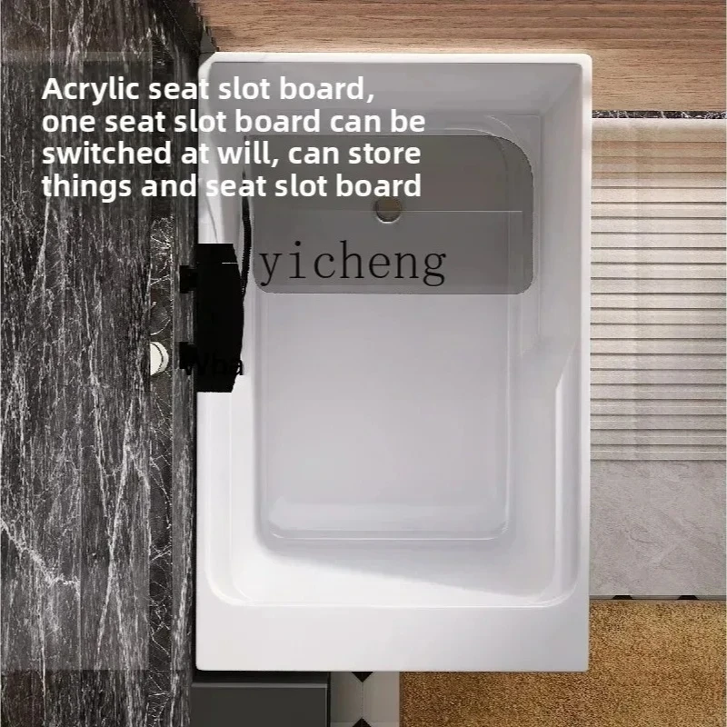 

W31-acrylic independent deep soaking bathtub adult home deepening plus broadband bath stool deep soaking