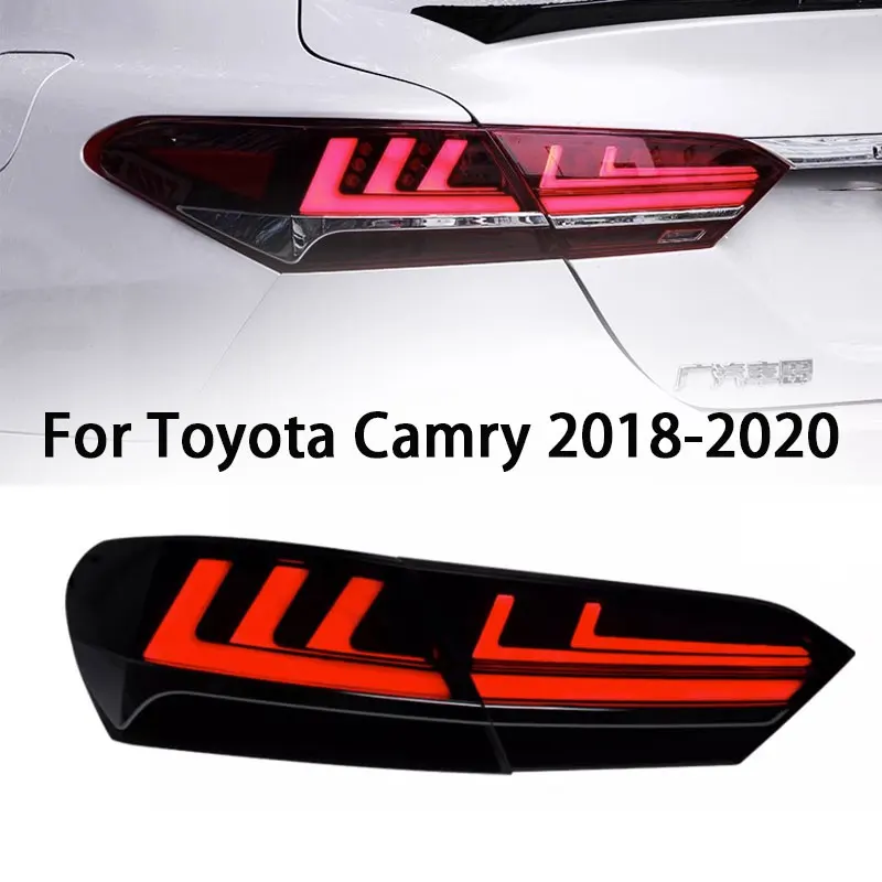 

A Pair For Toyota Camry 2018-2023 Dynamic Rear LED DRL Upgrade Taillight Assembly Auto Modified Tool Car Accessories ﻿