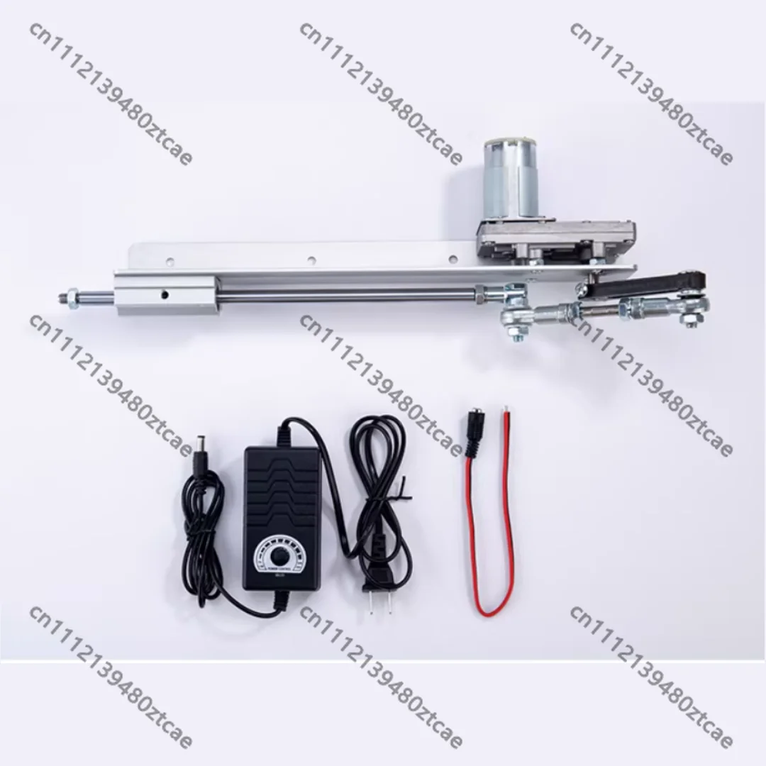 DC 12V 24V Mini Automatic Reciprocating Linear Actuator Stepless Speed Adjustable Push Pull Stroke Linear Motion Motor