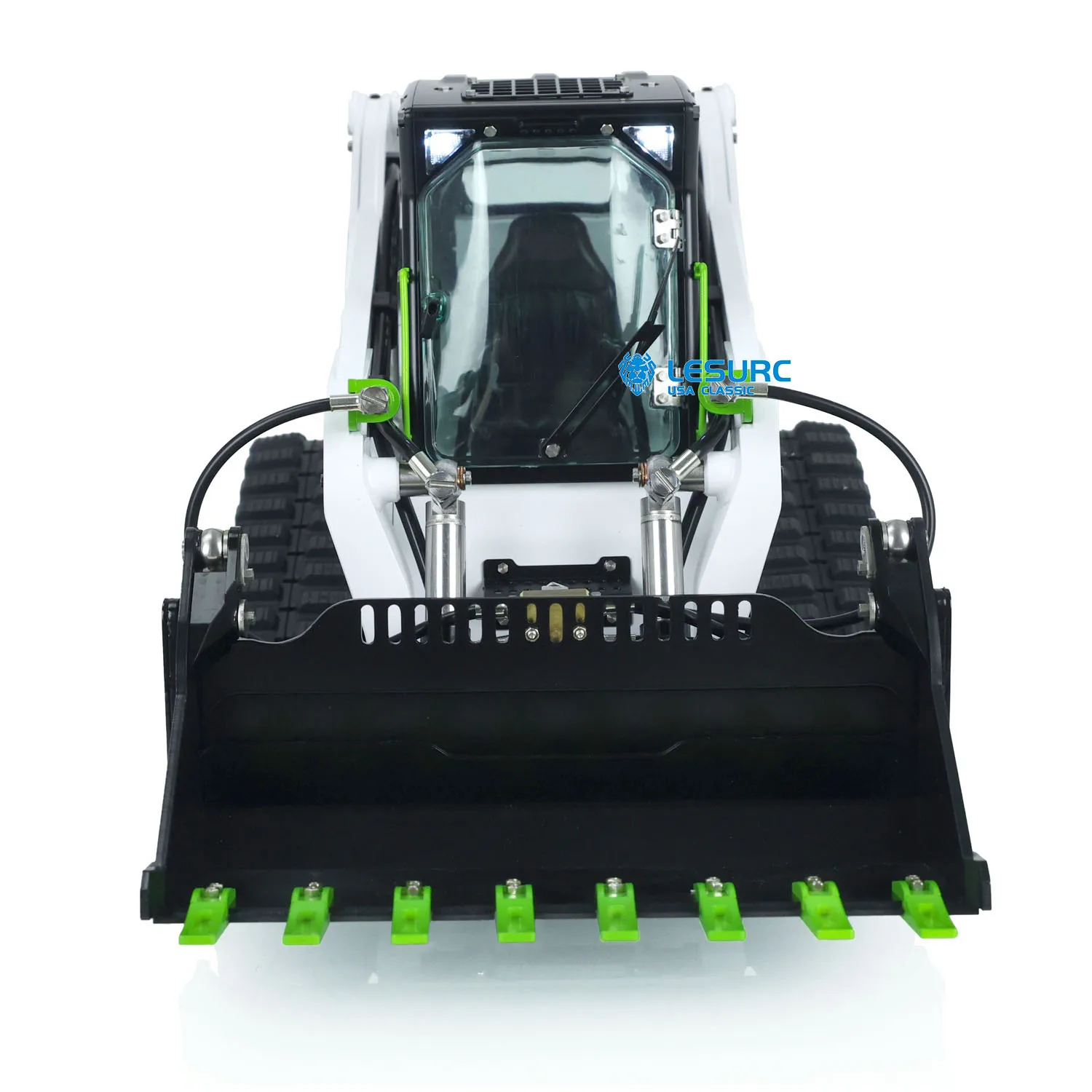 Stock en EE. UU. LESU 1/14 Aoue Lt5 RC cargador hidráulico Skid-Steer RTR Radio coche con orugas juguetes al aire libre modelo regalos THZH1353