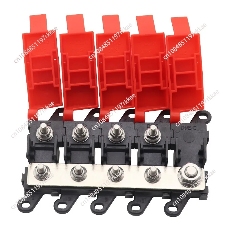 3/4/5/6 Way MIDI Fuse Block 200A Bolt On Fuse Type Power Distribution Marine SUV BDFS MIDI Fuse Holder for RV Car Boat Bus