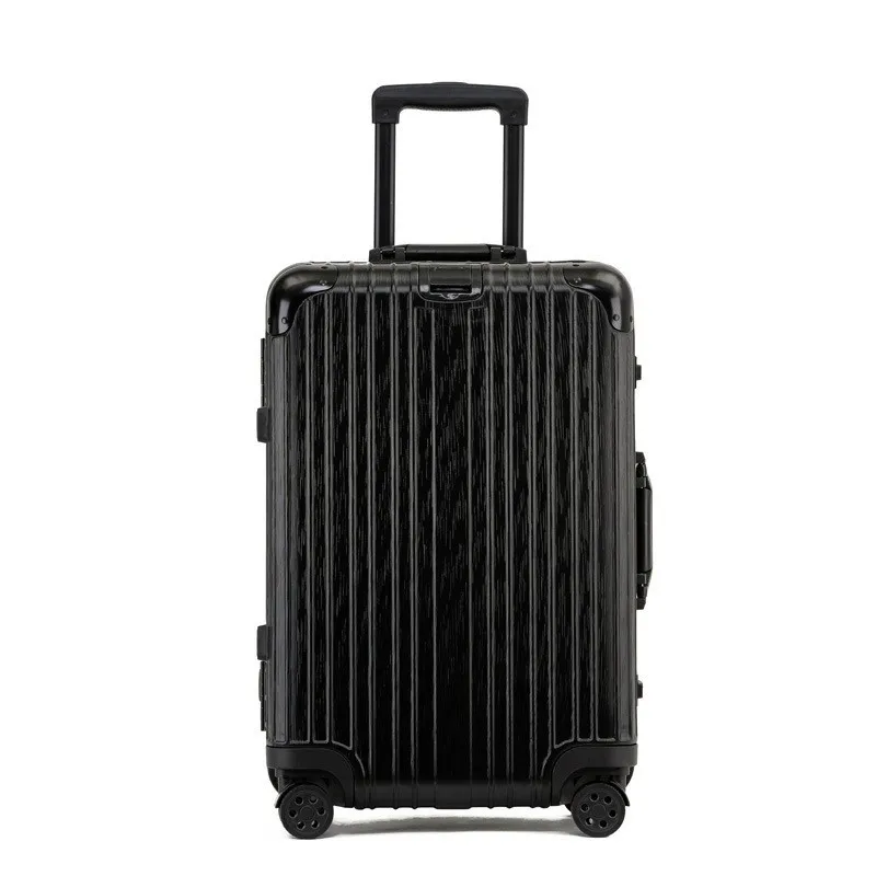 

Solid color casual fashion trolley case, universal wheel suitcase 20 inches boarding