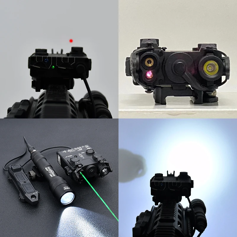 Imagem -04 - Led Tactical Weapon Light Dbal a2 Indicador ir Vermelho Azul Verde Surefir Branco Strobe Caça Airsoft Laser M300 M600 Dbal