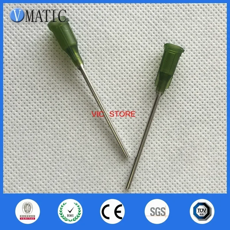 ‌14Gx25.4mm Dispensing Needles 100Pcs | Precision High-Viscosity Glue Tips for SMT/3DPrint +FS‌