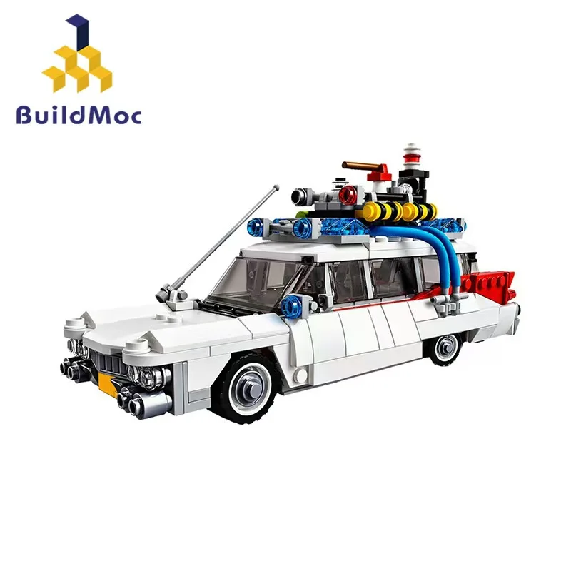 

Набор игрушечных машин BuiIdmoc «Охотники за привидениями» CF0306 Ghost Buster Cadillac 59742, строительные блоки, сборка кирпичей для детей